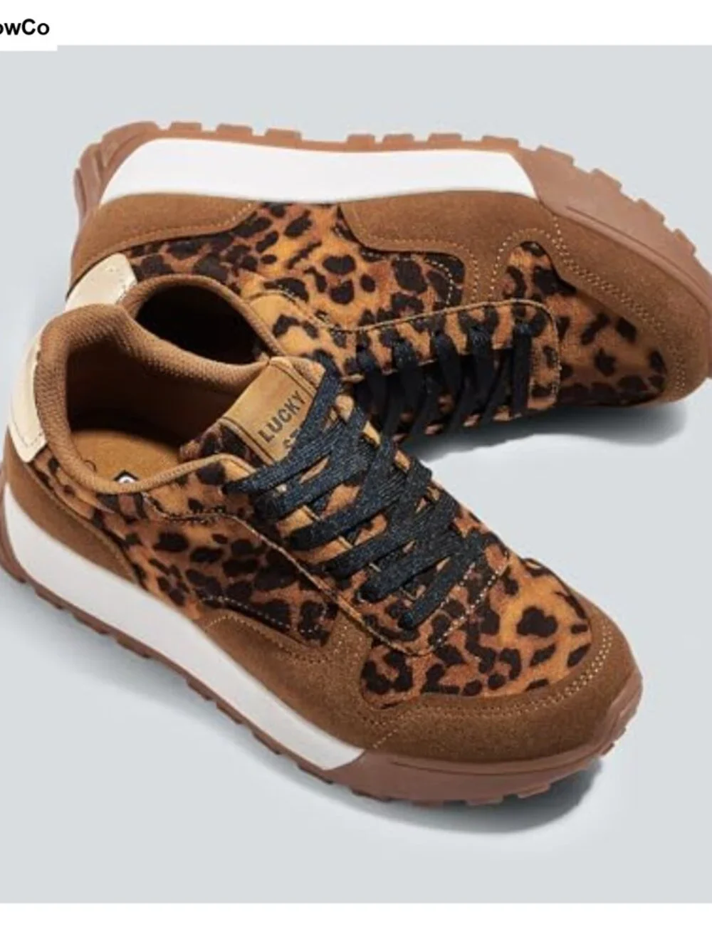 Women's Platform Canvas Sneakers Anti-Slip Casual Lace Up Running Shoes